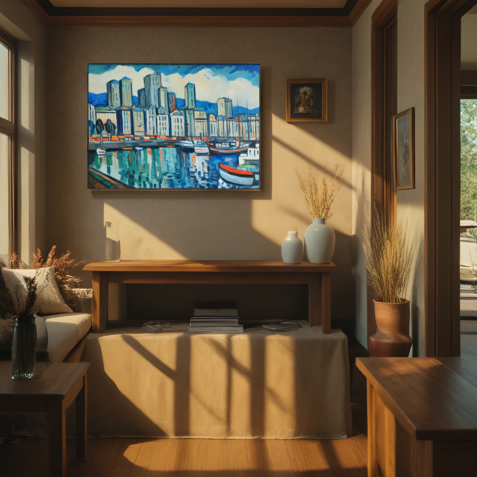 Harbor and Cityscape