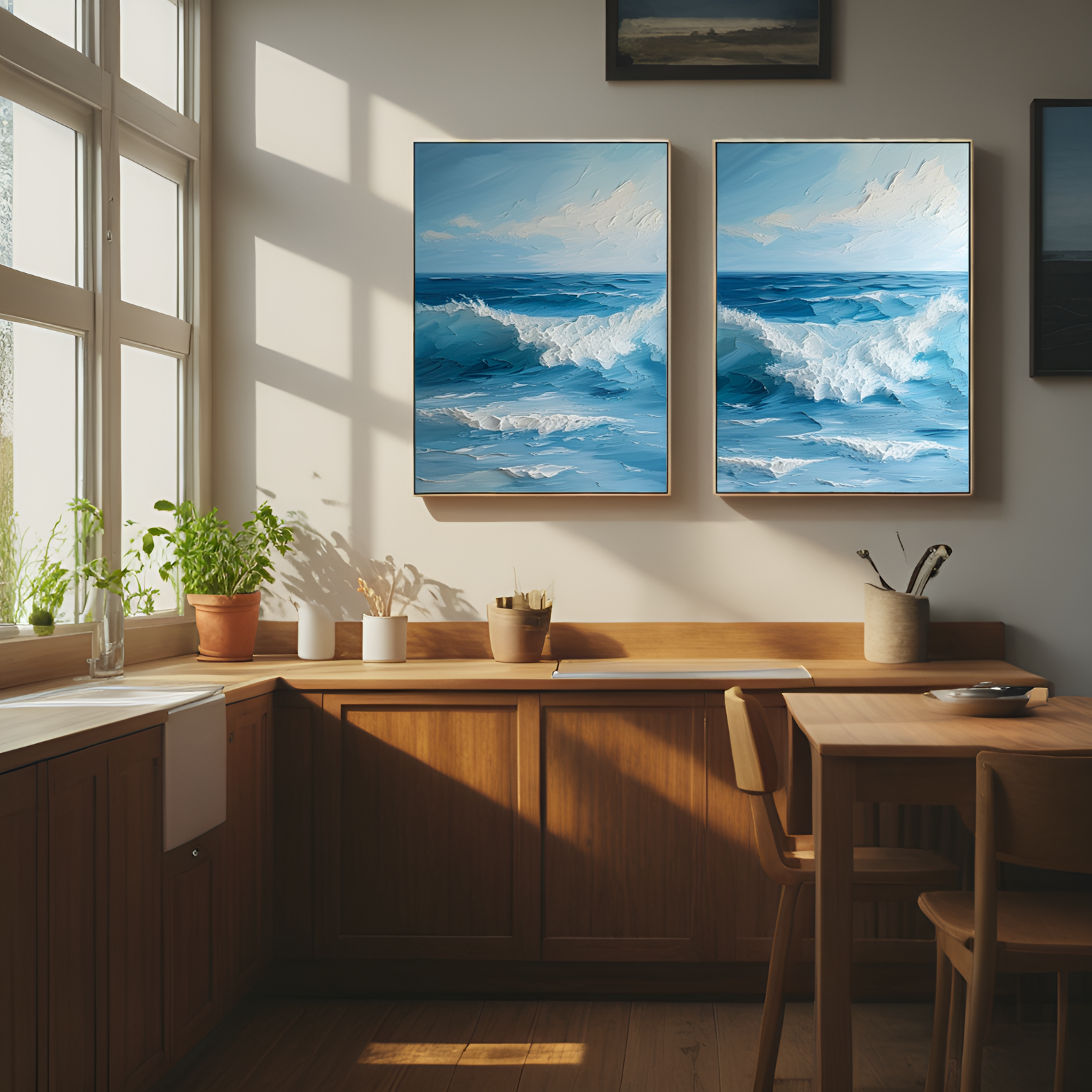Oceanic Rhapsody: The Ever - Changing Dance of the Waves
