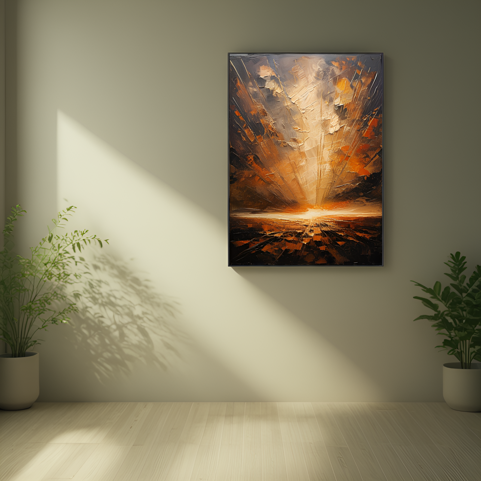 Dawn's Eruption of Light