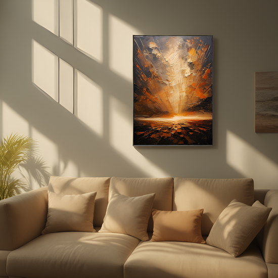 Dawn's Eruption of Light