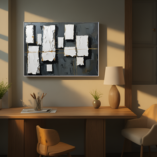 Gilded Fragments in Shadow