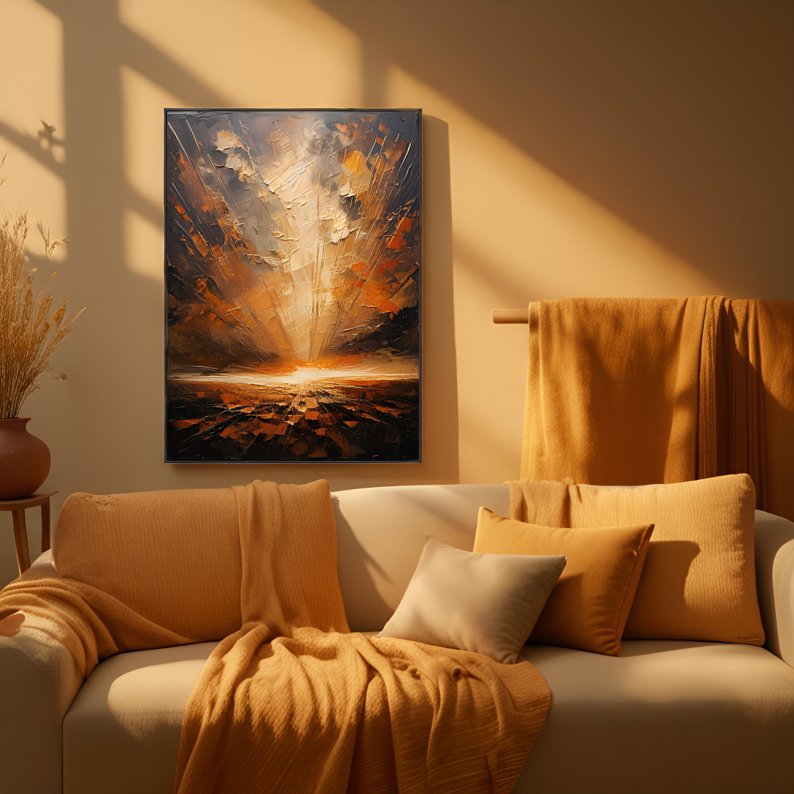Dawn's Eruption of Light