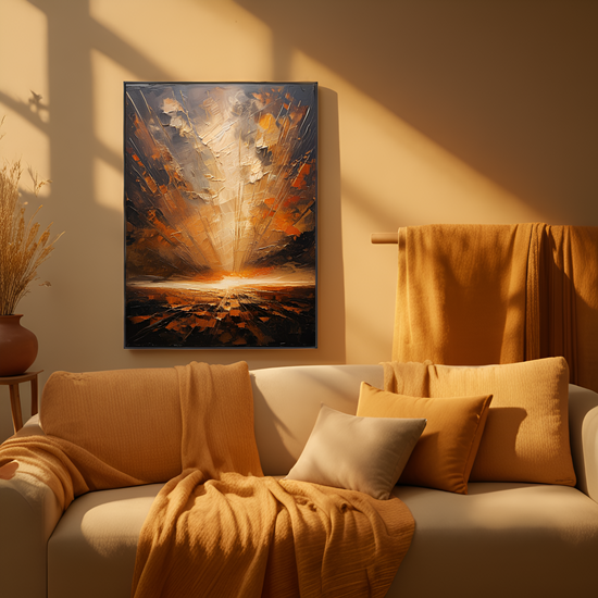 Dawn's Eruption of Light