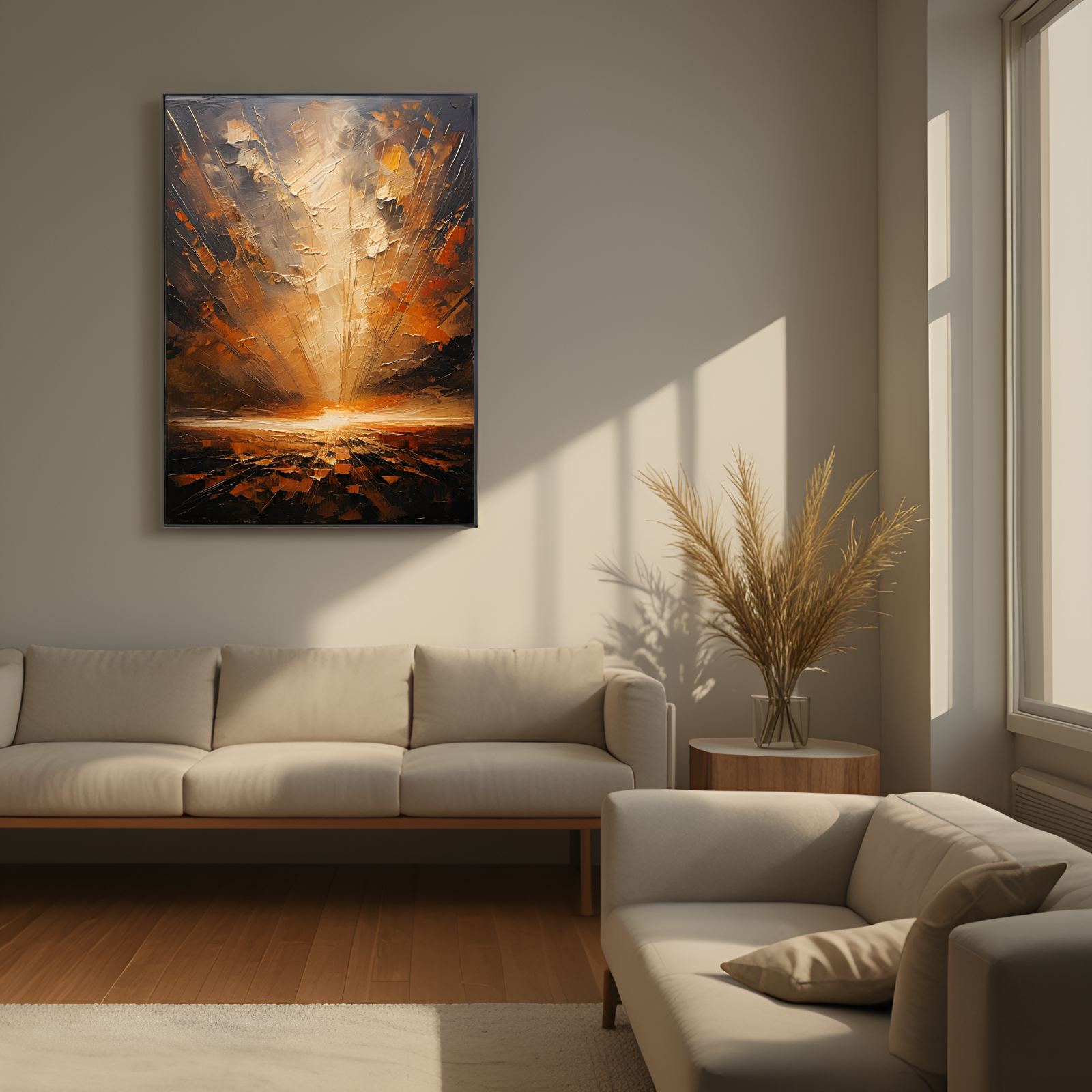 Dawn's Eruption of Light